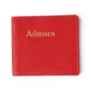 Adressbuch Ausgabe No. 21 TeBeskin Kunstleder rubin-rot