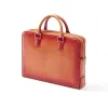 Leder Aktentasche Porto Cervo Orange