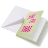 Grußkarte "Just like that" Lines  - 3