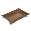 Leder Taschenleerer Wildleder Rechteckig Nussbraun - 2