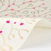 Geschenkpapier Mistel Elfenbein – 3 Bögen - 3