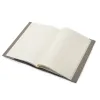 Buchhülle für DIN A4 Bücher Glattleder Taupe - 3