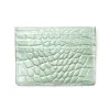 Kartenetui Flach Wild 6 Karten Leder Mint