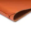 Leder Ringbuch A5 4 Ringe Orange - 5