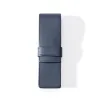 Leder Stifteetui 2er Blau Kollektion 1977