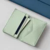 Leder Visitenkartenetui Mintgrün - 3