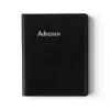 Adressbuch Ausgabe No. 20 Rindvoll Verona Leder onyx-schwarz