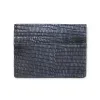 Kartenetui Flach Moon 6 Karten Leder Blue