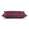 Leder Taschenleerer Wildleder Rechteckig Bordeaux - 3
