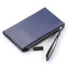 Bethge - Portemonnaie - Leder - Doppel-Zip - Adri - Dunkelblau
