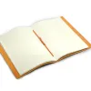 Leder Gästebuch mit Band Orange - 2