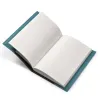 Leder Buchhülle A5 Türkis - 4
