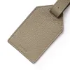 Gepäckanhänger Adri Leder Taupe - 4