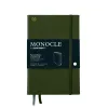 Monocle by LT1917 Notizbuch B6+ Accordion Gepunktet Olivgrün