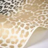 Geschenkpapier Leopard Gold – 3 Bögen - 2
