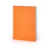 Leder Notizbuch A5 Blanko Orange