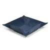 Leder Taschenleerer Wildleder Quadratisch Royalblau - 3