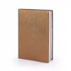 Notizbuch A5 blanko Leder Bronze