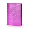 Leder Buchhülle A5 Wild Pink