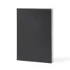 Notizbuch A4 blanko Leder Schwarz
