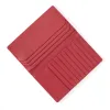 Leder Brieftasche Rot 10 Karten - 3