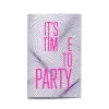 Grußkarte "It's time to party" Dots