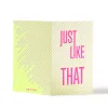 Grußkarte "Just like that" Lines  - 4