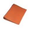 Leder Ringbuch A5 4 Ringe Orange - 4
