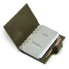 Leder Terminplaner Saffian Olivgrün - 2