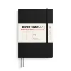 LT1917 Notizbuch Medium A5, Soft, blanko, Schwarz
