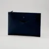 Leder Pouch Wallaby Dunkelblau