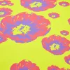 Geschenkpapier Klatschmohn Pink/Violett/Gelb 50 x 70 cm, 3B. - 3