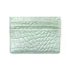 Kartenetui Flach Wild 6 Karten Leder Mint - 2