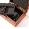 Schmuckbox Walnussholz Leder Orange - 2