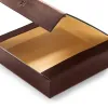 LEGENDÄR Etui quadratisch "ETWEE Square" Leder Dunkelbraun - 4