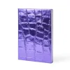 Leder Notizbuch A4 Violet blanko