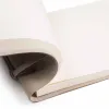 Leder Skizzenblock Groß Taupe - 3