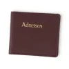 Adressbuch Ausgabe No. 21 TeBeskin Kunstleder granat-bordeau