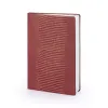 Notizbuch A5 liniert Leder Granatrot
