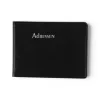 Adressbuch Ausgabe No. 23 Rindvoll Verona Leder onyx-schwarz