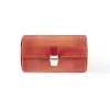 Leder Uhrenrolle für 2 Uhren Orange - 3