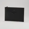 Leder Pouch Wallaby Schwarz