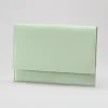 Leder Laptoptasche Mint