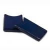 Leder Visitenkartenbox Dunkelblau - 2