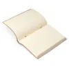 Leder Skizzenblock Groß Taupe - 4