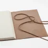 Leder Fotoalbum mit Band 50 Blatt Latte - 2