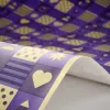 Geschenkpapier Christmas Squares Violett, 50 x 70 cm, 3 Bg. - 2
