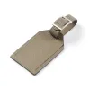 Gepäckanhänger Adri Leder Taupe